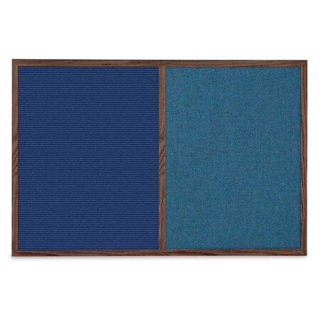 United Visual Products Slim Style Indoor Enclosed Corkboard, 30 UV503SCH-BLACK-FORBO